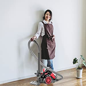Black & Decker 1400W Bagless Cyclonic Canister Vacuum Cleaner, Multi Color - Vm1680-B5