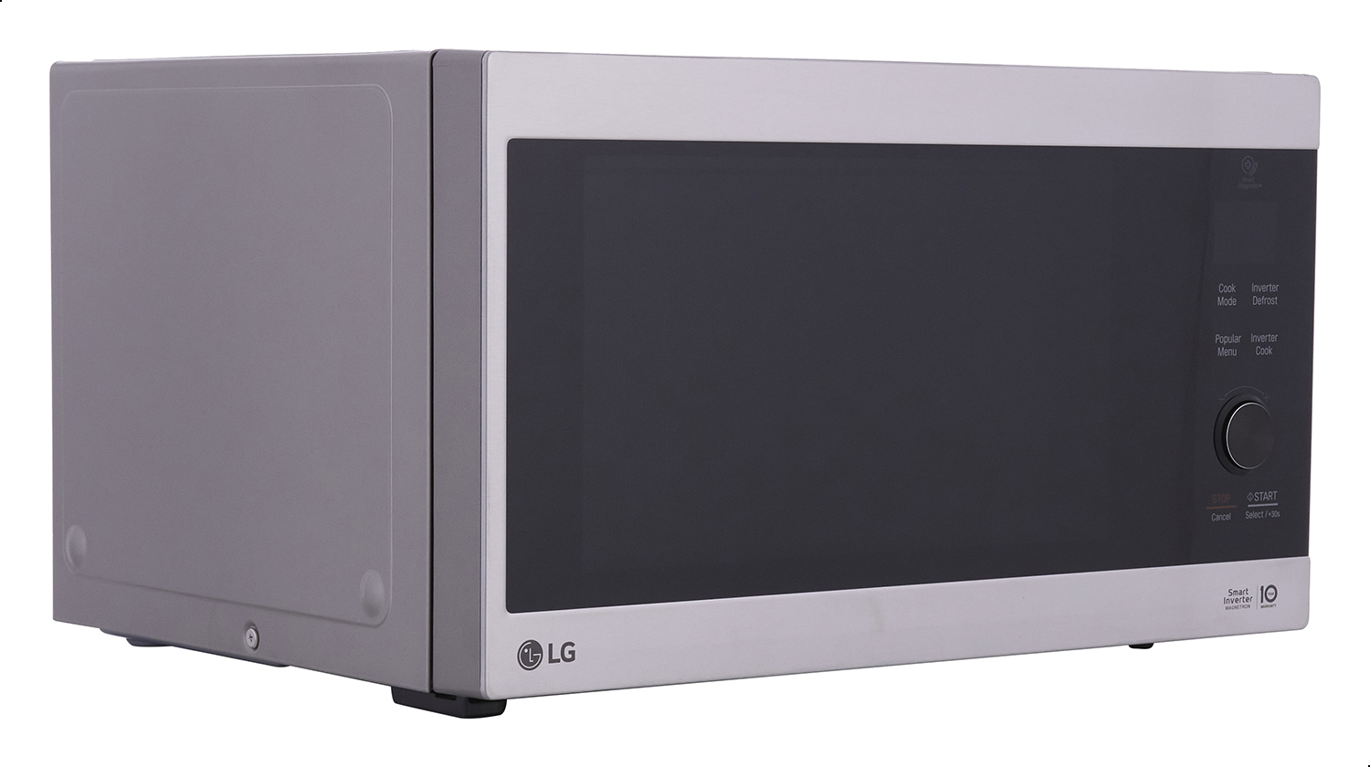 ⁦ميكروويف ال جي نيو شيف بالشواية، سعة 42 لتر، 1200 وات، فضي - MH8265CIS⁩ - الصورة ⁦2⁩