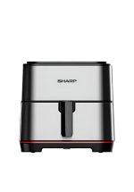 قلاية هوائية شارب ، 7 لتر، 1650 وات، Sharp فضي - KF-AF70RT-S3