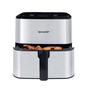 قلاية هوائية شارب ، 7 لتر، 1650 وات، Sharp فضي - KF-AF70RT-S3