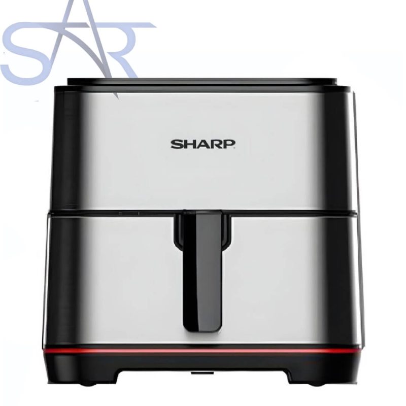قلاية هوائية شارب ، 7 لتر، 1650 وات، Sharp فضي - KF-AF70RT-S3