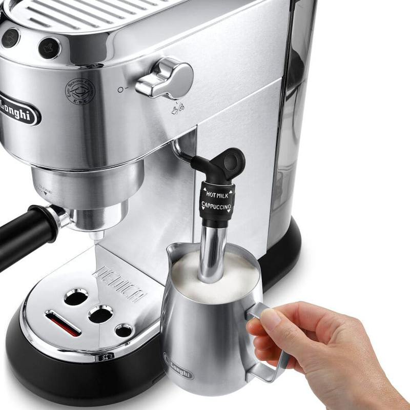 ماكينة قهوة اسبريسو ديلونجي ديديكا، فضي- EC685.M