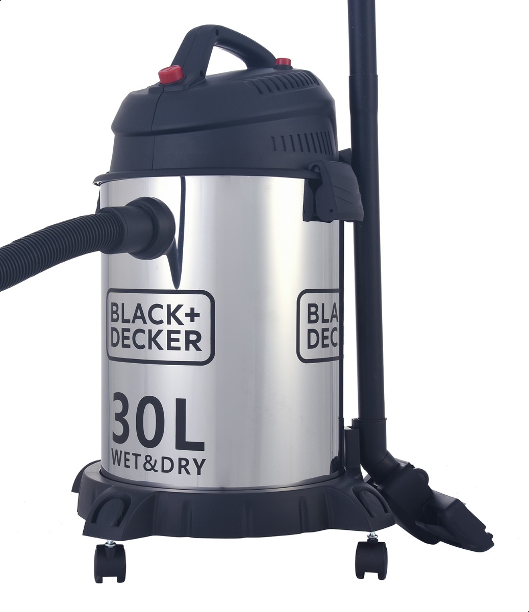 ⁦مكنسة برميل كهربائية بلاك اند ديكر، 1610 وات، فضي/اسود - WV1450-B5⁩ - الصورة ⁦5⁩