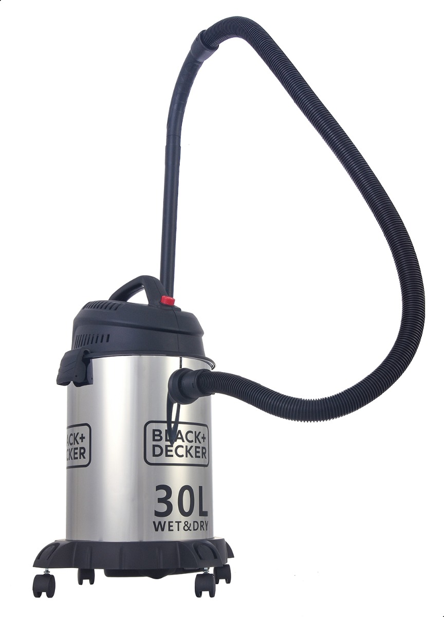 ⁦مكنسة برميل كهربائية بلاك اند ديكر، 1610 وات، فضي/اسود - WV1450-B5⁩ - الصورة ⁦7⁩