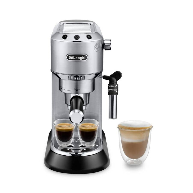 ماكينة قهوة اسبريسو ديلونجي ديديكا، فضي- EC685.M