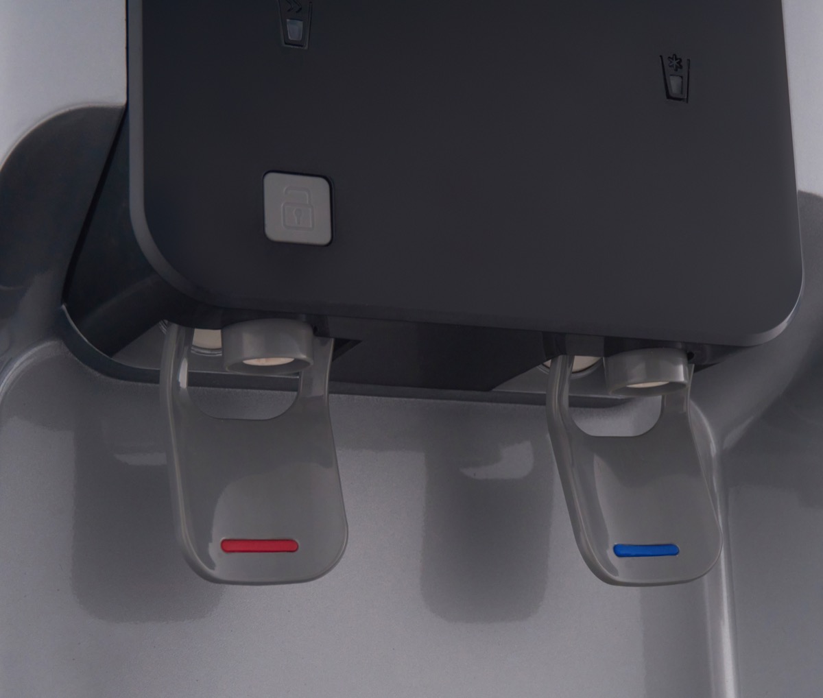 ⁦مبرد مياه كولدير سخن وبارد بثلاجة، فضي - KWD BF 2.1⁩ - الصورة ⁦6⁩