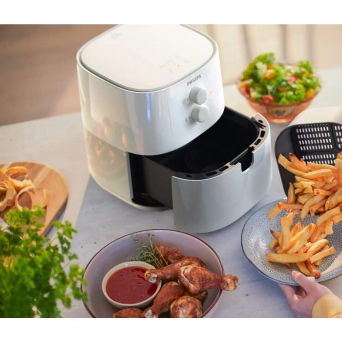 ⁦قلاية فيليبس Philips اسينشيال، 4.1 لتر، 1400 وات، ابيض - HD9200-20⁩ - الصورة ⁦3⁩
