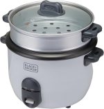 ⁦حلة طهي الأرز سعة 1.8 لتر من بلاك اند ديكر، لون أبيض، RC1860-B5⁩ - الصورة ⁦4⁩