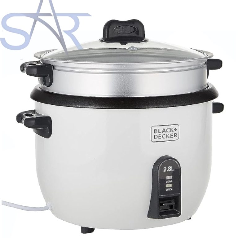 حلة طهي الأرز بغطاء زجاجي من بلاك اند ديكر موديل RC2850