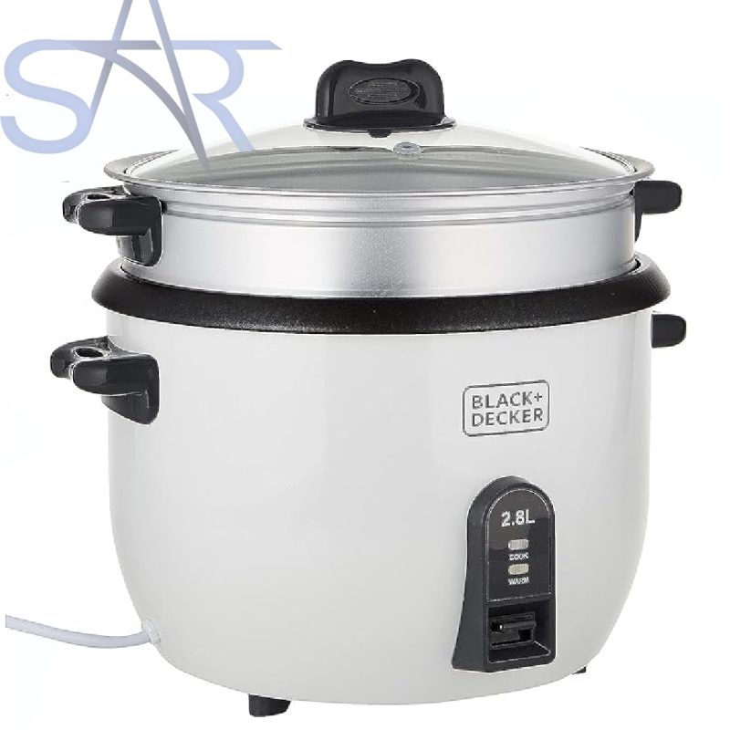 حلة طهي الأرز بغطاء زجاجي من بلاك اند ديكر موديل RC2850