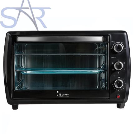 فرن كهربائي 40 لتر 1200 واط KI-5000، مع منظم حرارة، اسود iHome